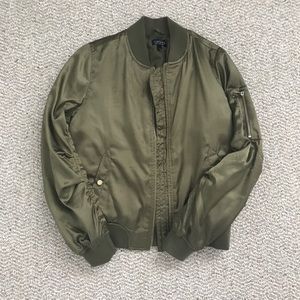 TopShop High-Shine Bomber!